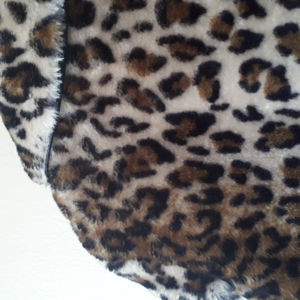 Leopard faux fur coat - Picture 6 of 10